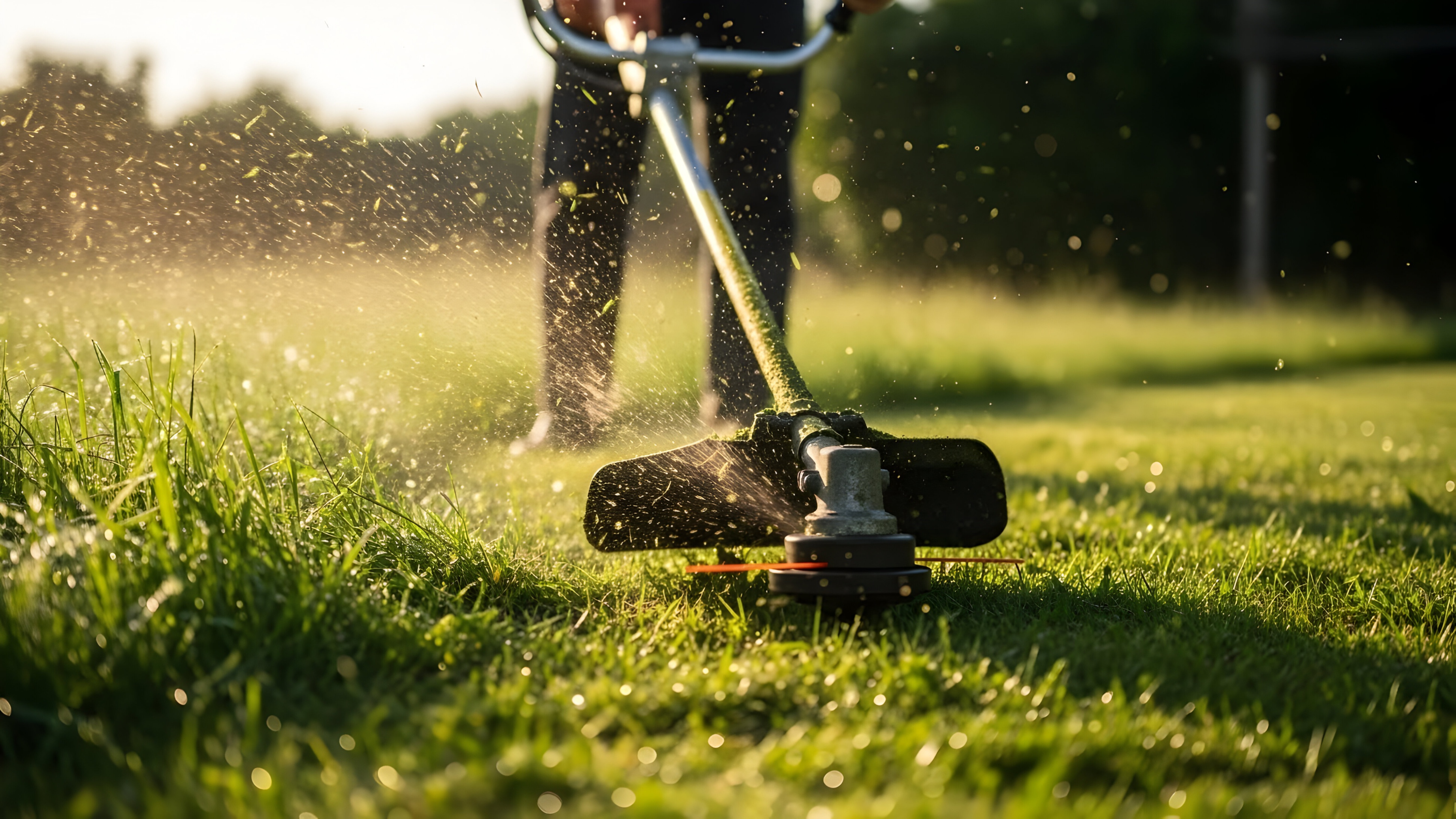 Professional lawn edging and mowing service in Perth